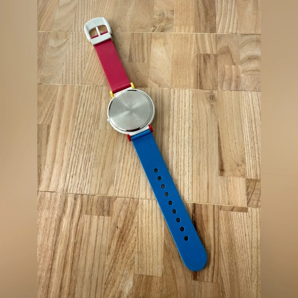Vintage Armitron Awatch colorful color block watch NEW BATTERY